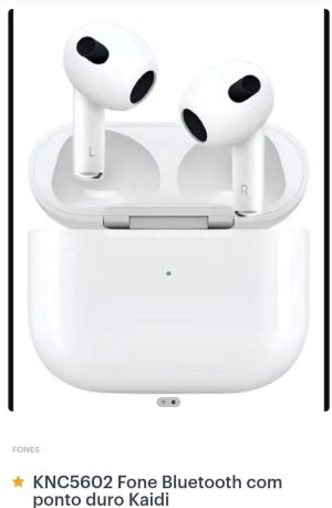 Fone de ouvido Kaidi