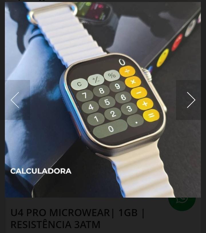 U4 Pro Microwear 1GB ( prova d'água) 3ATM - Imagem 3