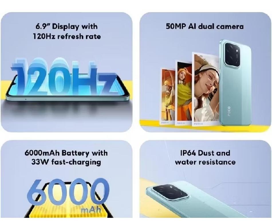 POCO C85 128GB - Imagem 2